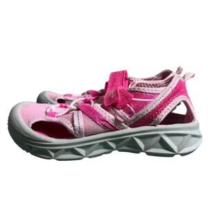 Oshkosh Sandals Toddler 12 Pink Glitter NWT Adjustable Machine Washable Play